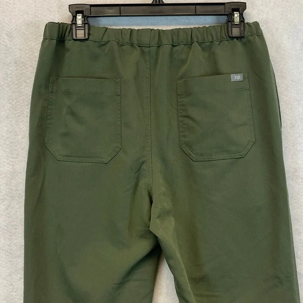 Men's Olive Green Drawstring Pants